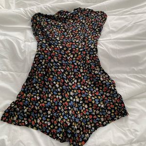 Vintage Floral Romper